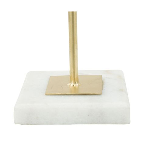 Fleur Déco En Métal "daisy" 37cm Or