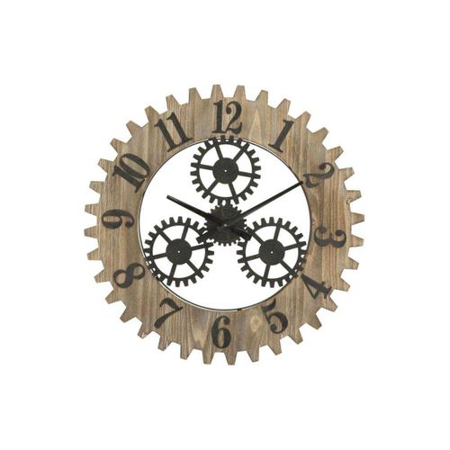 Horloge En Bois Et Métal Ingranaggio 60 X 4 Cm