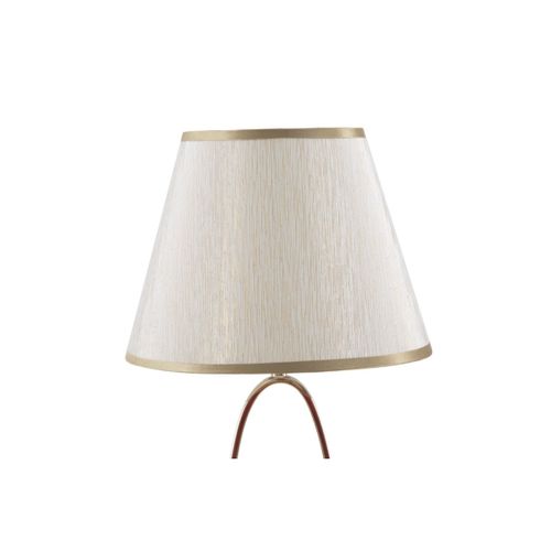 Lampe à Poser En Métal "flush" 47cm Crème et Or