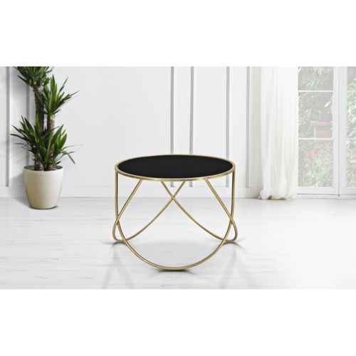 Table Basse En Métal Ring 60 X 45 Cm