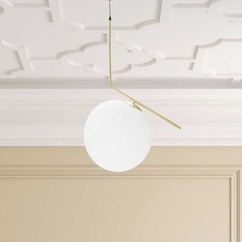 Suspension En Métal Et Verre Glamy 50 X 30 X 100 Cm