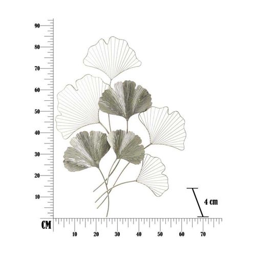 Décoration Murale En Métal Goxy 62 X 4 X 86 Cm