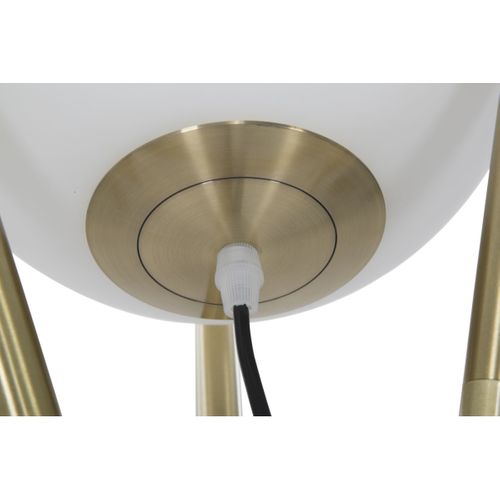 Lampadaire Trépied En Métal Doré Glamy 55 X 155 Cm