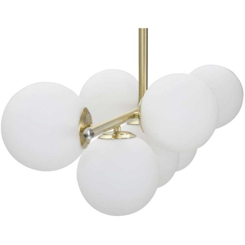 Suspension En Métal Et Verre 7 Abat-jour 81 X 30 X 74 Cm