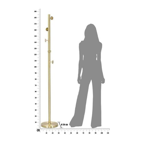 Porte Manteau En Métal Doré Glamy