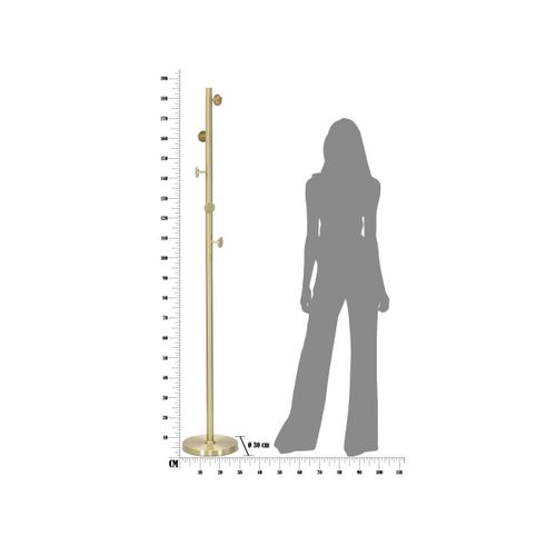 Porte Manteau En Métal Doré Glamy