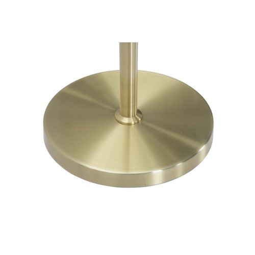 Lampadaire 2 Sphères "glamy" 180cm Blanc et Doré