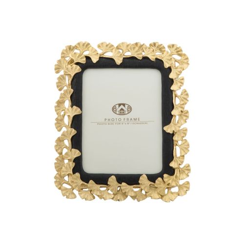 Cadre Photo Déco Floral "glam Gink" 15x20cm Doré