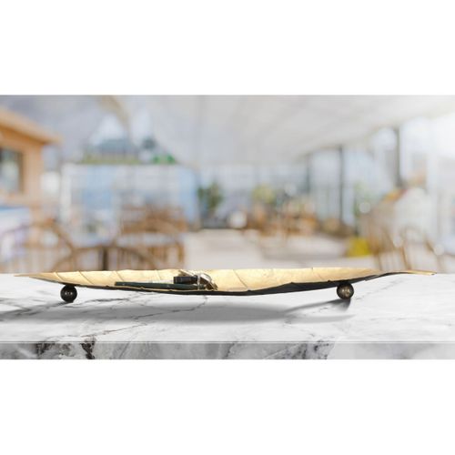 Vide-poche En Métal Foglia 38 X 3 X 11 Cm