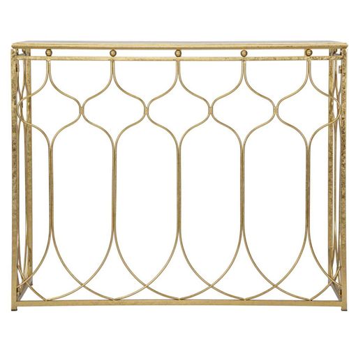 Console En Métal Doré Arab 96.5 X 41 X 78 Cm
