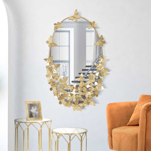 Miroir En Métal Butterfly 59 X 3 X 89.5 Cm