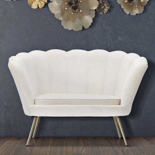 Canapé En Tissu Vienna 130 X 74 X 84 Cm