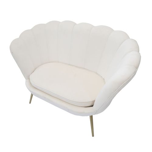 Canapé En Tissu Vienna 130 X 74 X 84 Cm