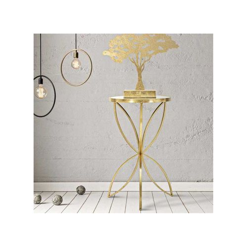 Selette En Métal Doré Butterfly 35 X 60 Cm