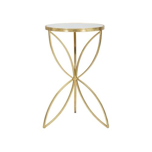 Selette En Métal Doré Butterfly 35 X 60 Cm