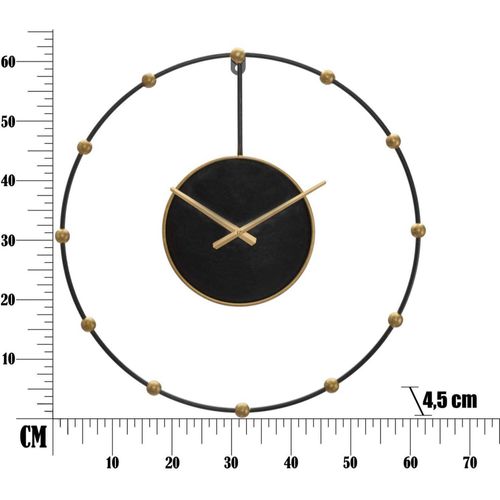 Horloge En Métal Pearl 61 X 4.5 Cm