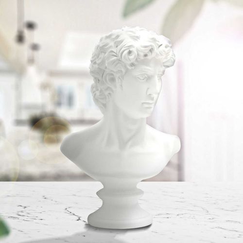 Sculture En Polyrésine Roman Buste Homme