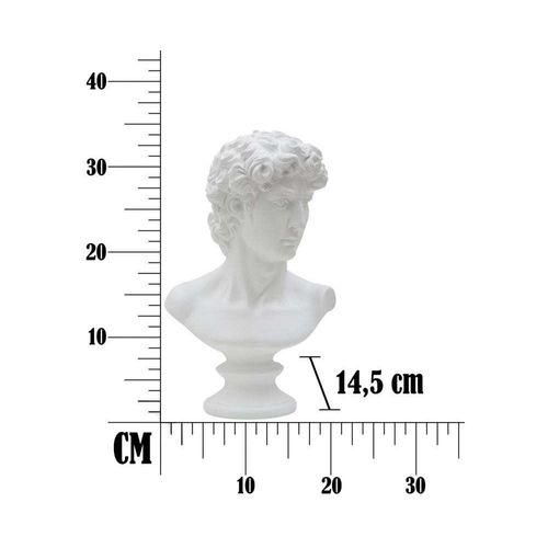 Sculture En Polyrésine Roman Buste Homme