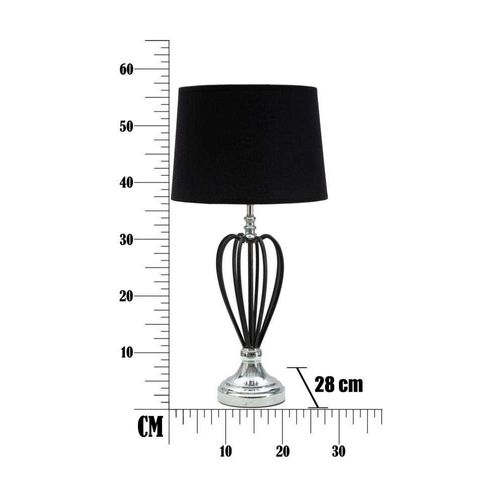 Lampe à Poser En Métal Et Pvc Darky 28 X 56 Cm