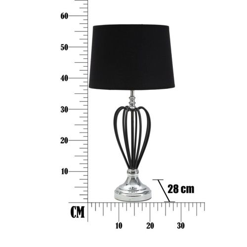 Lampe à Poser En Métal Et Pvc Darky 28 X 56 Cm