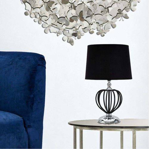 Lampe à Poser En Métal Et Pvc Darky 28 X 44.5 Cm