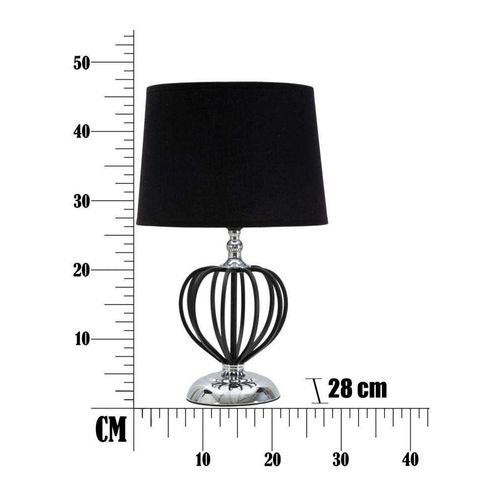 Lampe à Poser En Métal Et Pvc Darky 28 X 44.5 Cm