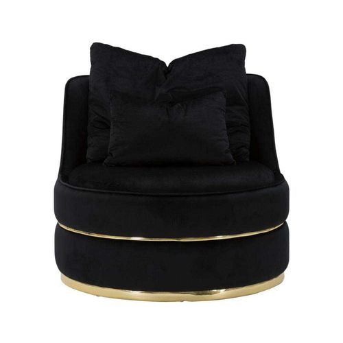 Fauteuil Rond En Tissu Paris 84 X 72 Cm