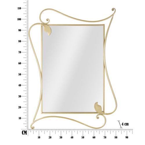 Miroir En Métal Petal 80 X 4 X 110 Cm