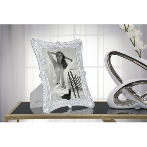 Cadre Photo Déco Végétal "x" 20x25cm Argent