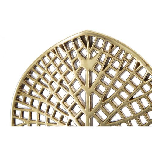 Bougeoir Mural Design "lotus" 22cm Or