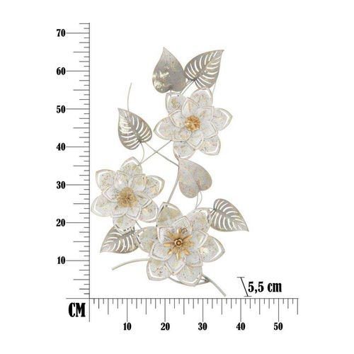 Décoration Murale En Métal Artic 39 X 5.5 X 67.5 Cm