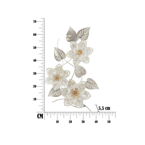 Décoration Murale En Métal Artic 39 X 5.5 X 67.5 Cm