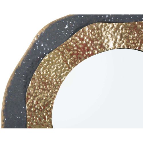 Miroir En Métal Shai Dark 65.5 X 5 Cm