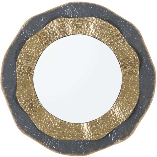 Miroir En Métal Shai Dark 65.5 X 5 Cm