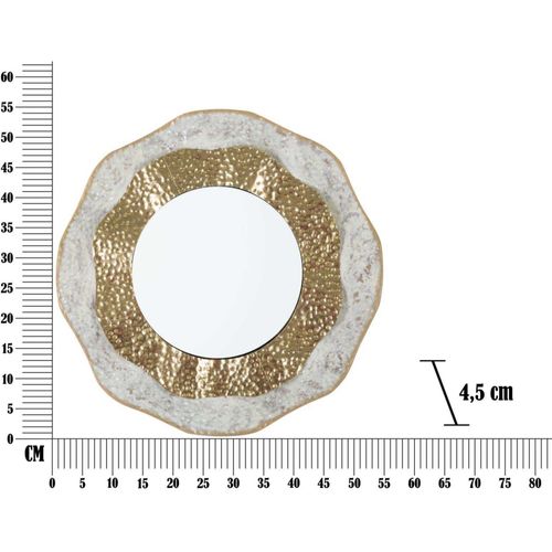 Miroir En Métal Da Muro Shai 54.5 X 4.5 Cm