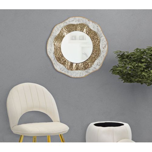 Miroir En Métal Da Muro Shai 54.5 X 4.5 Cm