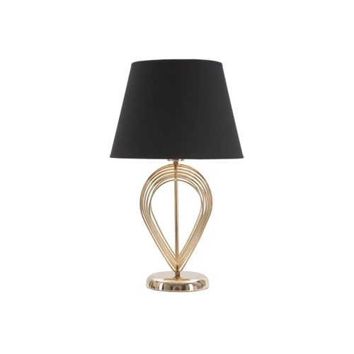 Lampe à Poser En Métal "maxt" 53cm Or et Noir