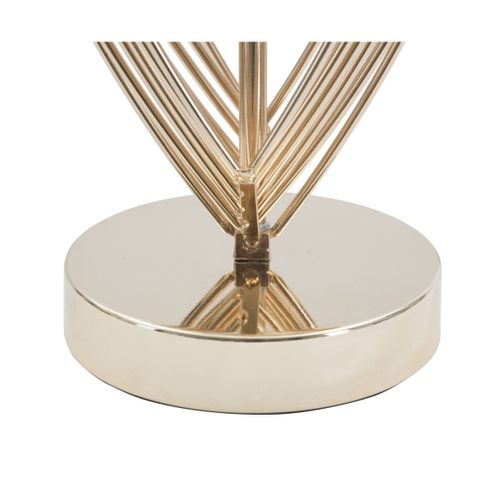 Lampe à Poser En Métal "maxt" 44cm Or et Noir