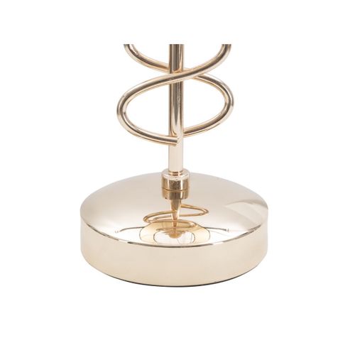 Lampe à Poser En Métal "x" 61cm Or et Noir