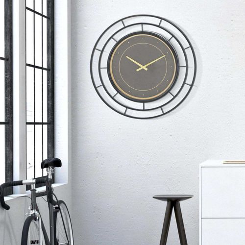 Horloge En Métal  Fashion Dark 70 X 5.5 Cm