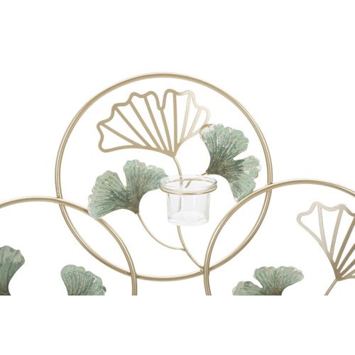 Bougeoir Mural En Métal "greenery" 80cm Multicolore