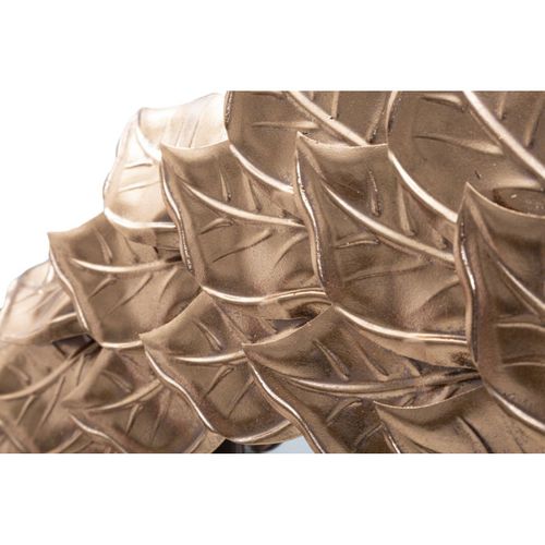 Miroir Mural Design "corolle" 73cm Cuivre