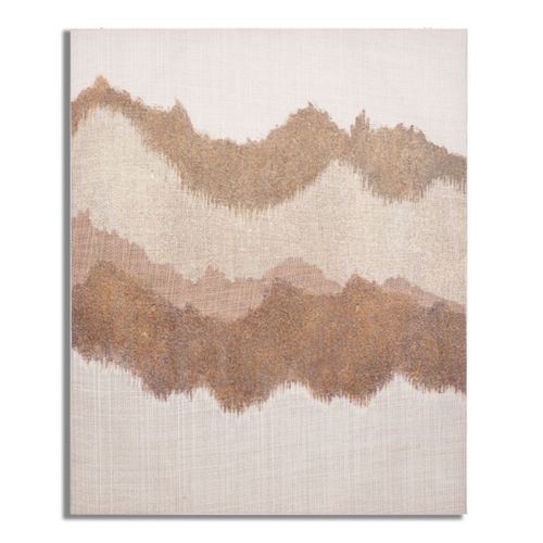 Toile Peinture Déco "browny" 80x100cm Multicolore