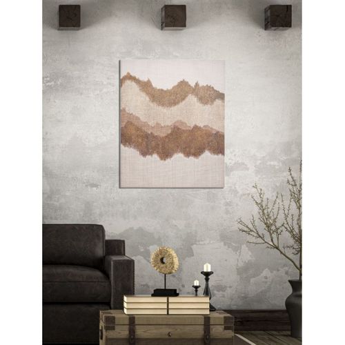 Toile Peinture Déco "browny" 80x100cm Multicolore