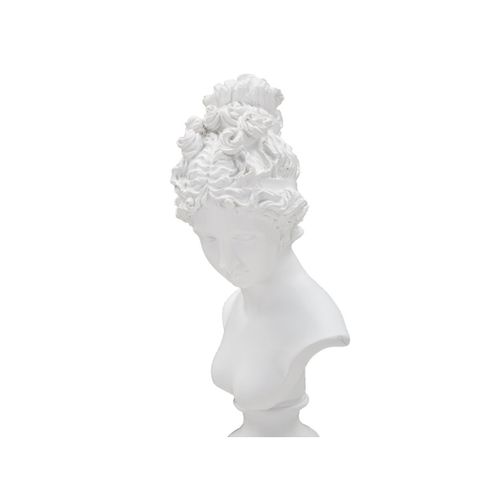 Statuette Buste Femme Déco "terrence" 35cm Blanc