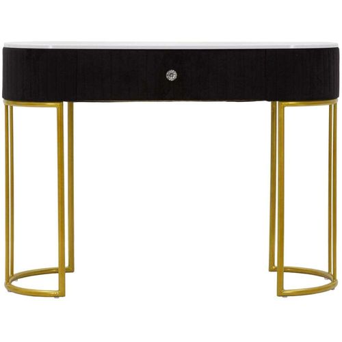 Console En Métal Montpellier 100 X 43 X 74 Cm Noir