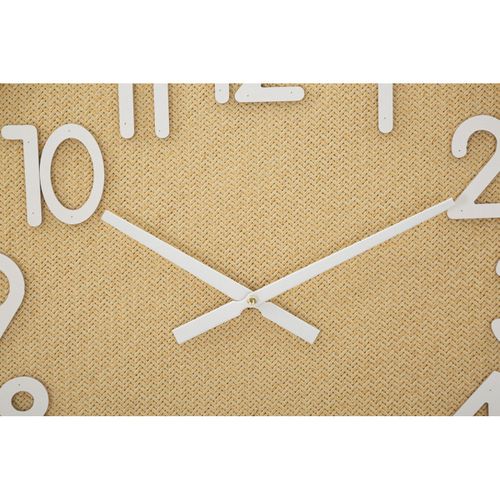 Horloge Murale En Rotin "boho Plus" 60cm Naturel