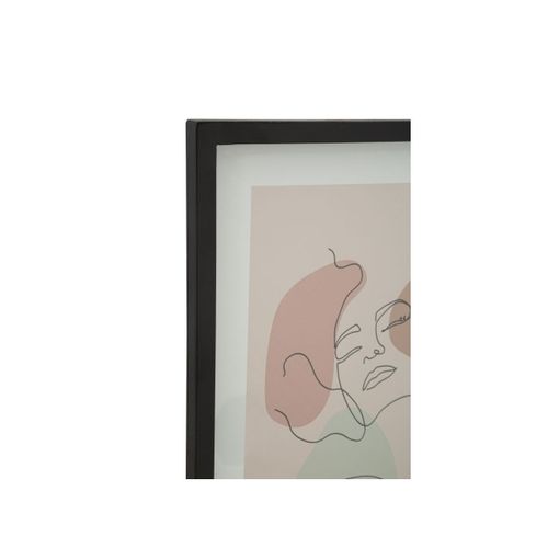 Cadre Déco "face" 35x47cm Noir