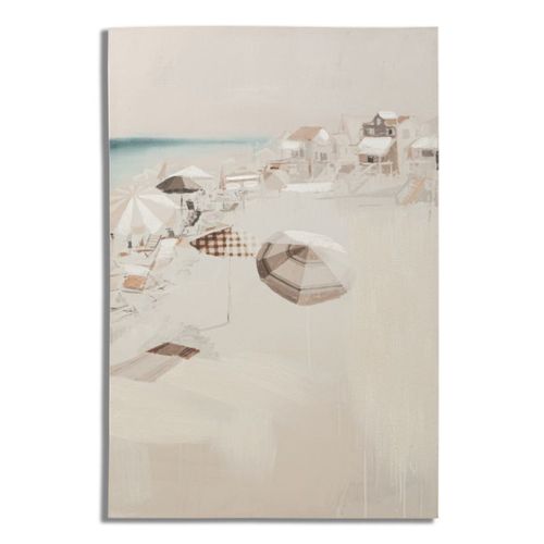 Toile Imprimée Déco "beach" 80x120cm Multicolore