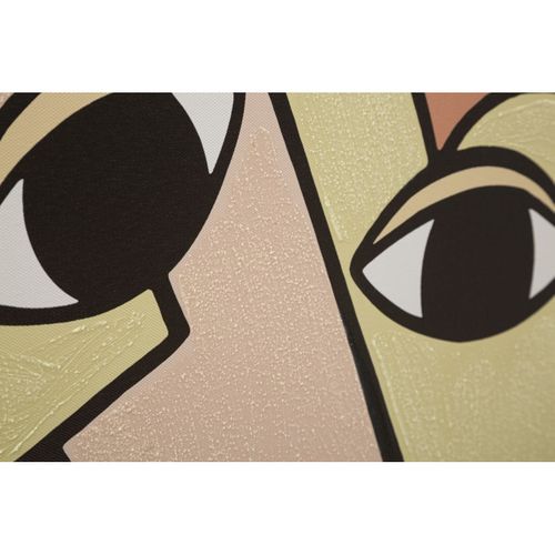 Toile Imprimée Déco "double Face Large" 80x120cm Multicolore